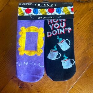 Brand new Friends themed low cut socks. Smoke free but not pet free home.